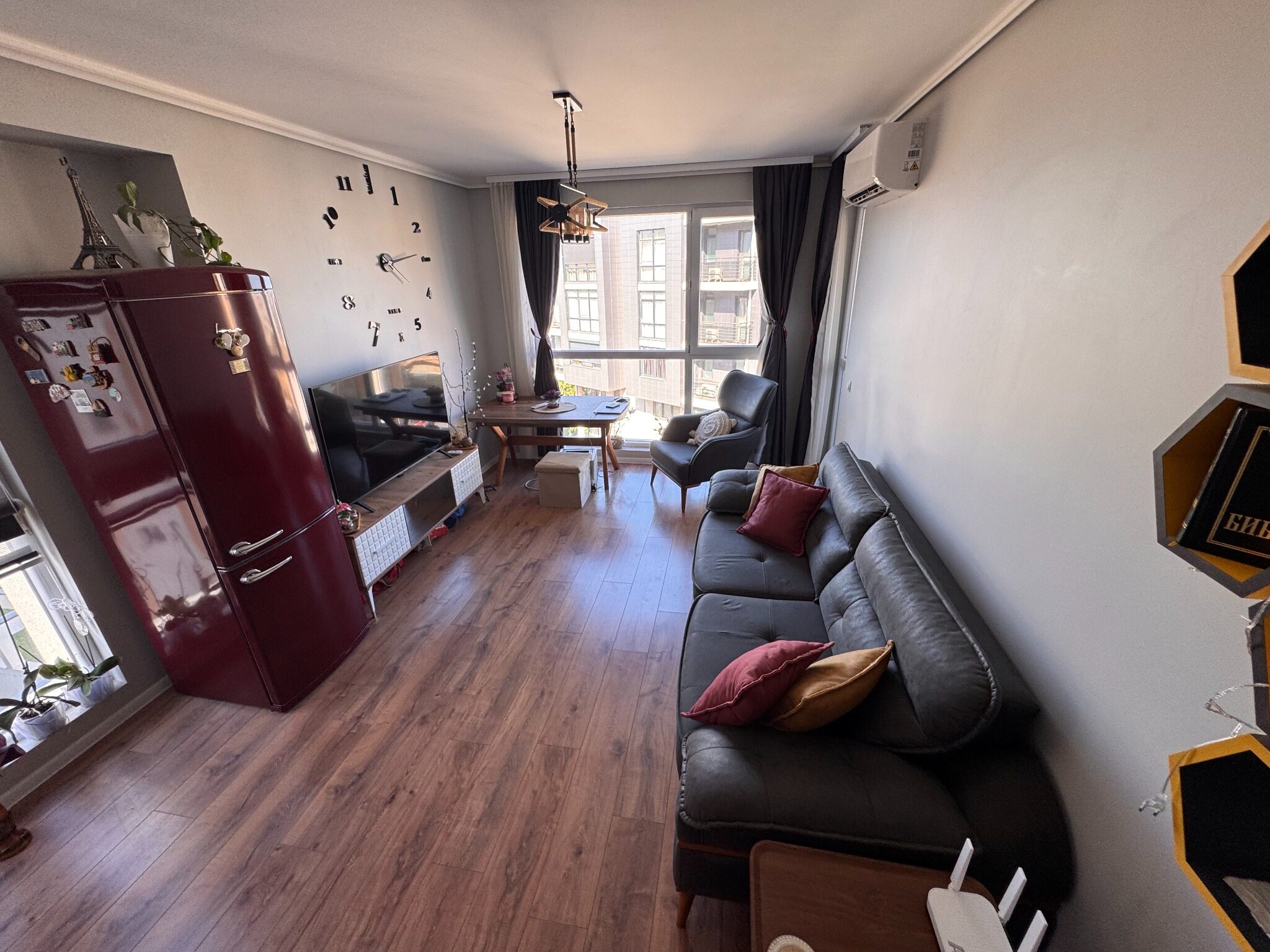 Sunny Hill apartment living room in Burgas