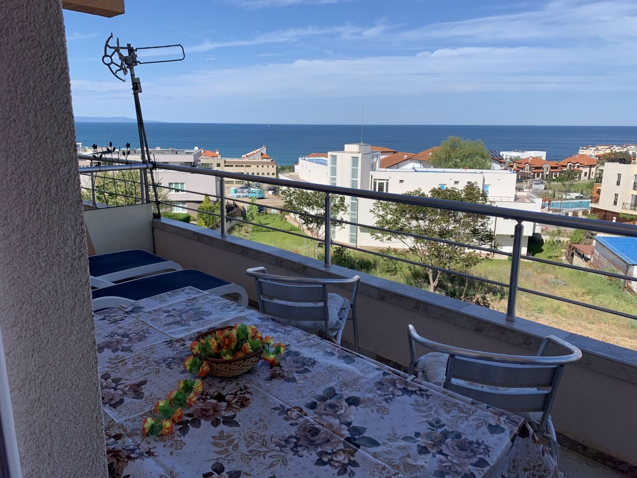 Terrace overlooking the sea