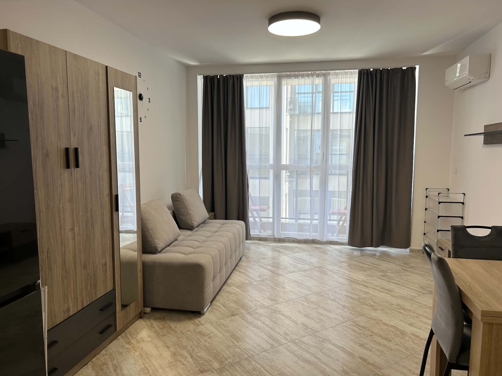 Premium studio living area