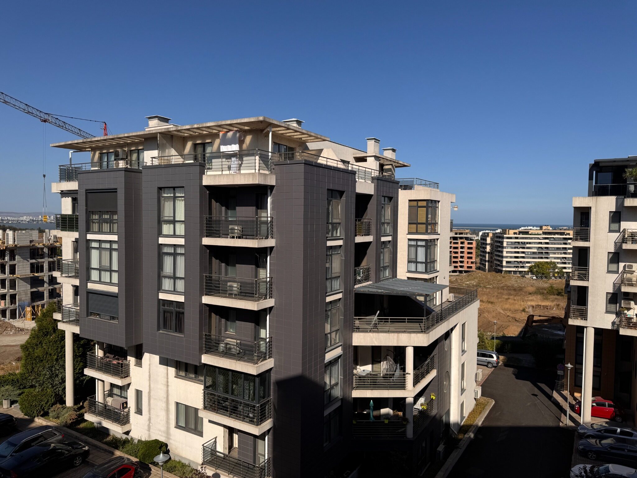 Partial sea view from Sunny Hill